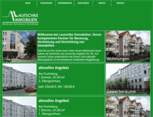 Tablet Screenshot of lautschke-immobilien.de